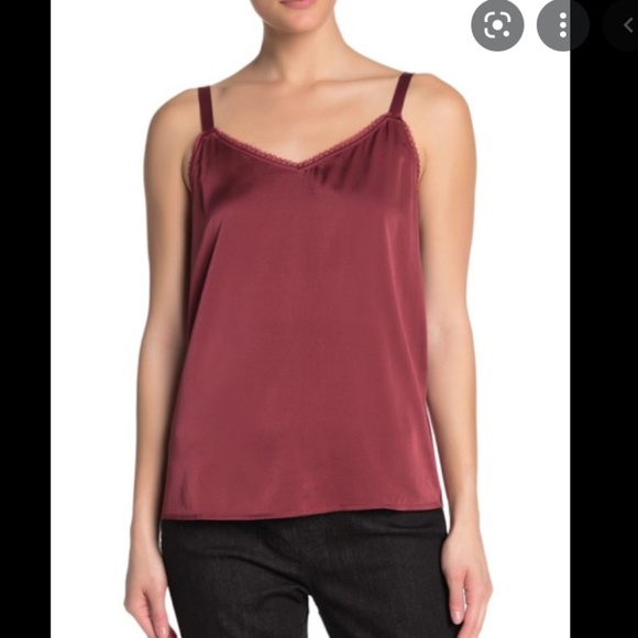 Eileen Fisher Lace Trim Cami - Picture 1 of 2